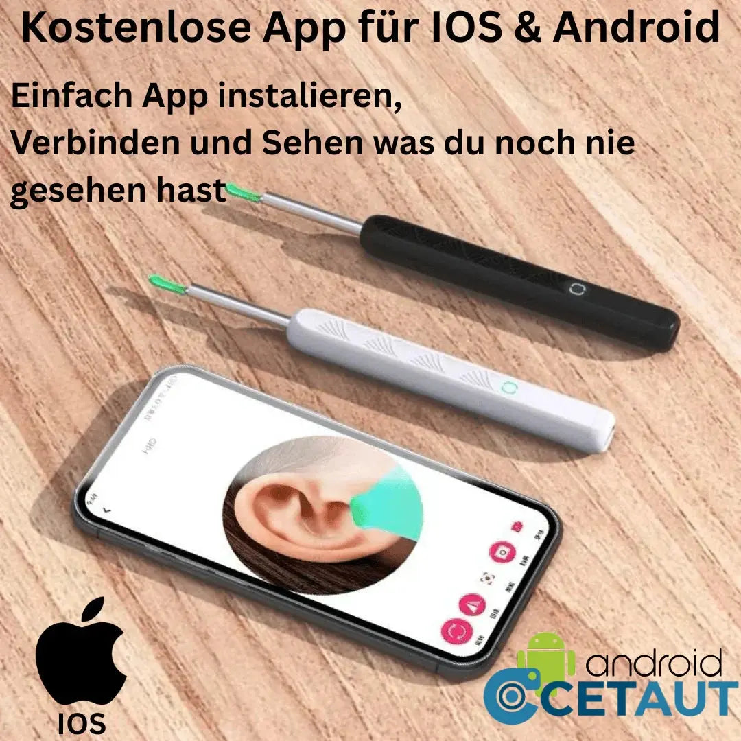 🔍Smartes Ohr-Reinigungstool – Sauber. Sicher. Sichtbar cetaut
