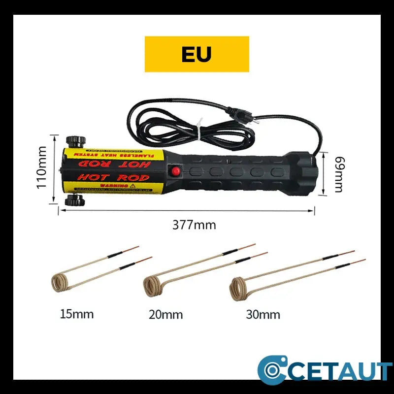 Magnetisches Induktionsheizungsset - 1100W Induktionshitze Werkzeug zum Entfernen von Bolzen cetaut