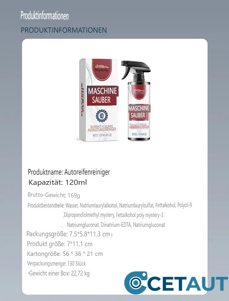✨Kaufen Sie mehr und erhalten Sie mehr Rabatte 🔥Nicht-korrosiver Mehrzweckreiniger cetaut