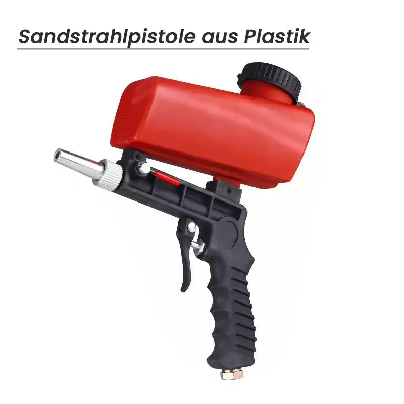 🛠️ Professionelle tragbare Sandstrahlpistole – Leicht, sicher & effektiv für Rostentfernung, Autoreinigung & DIY-Projekte | Inkl. 3 Düsen cetaut
