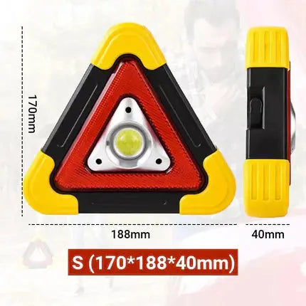 🚗Großes Sonderangebot – 50 % Rabatt🆘3-IN-1 Dreieckige Solar-Notfall-Signalleuchte für den Straßenrand✨ cetaut