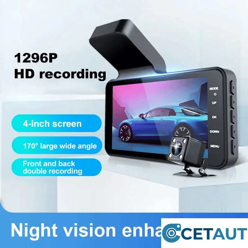 📹 Dual-Lens Dashcam mit 1080P HD & Nachtsicht – 170° Weitwinkel (Aktion: 49% sparen) cetaut