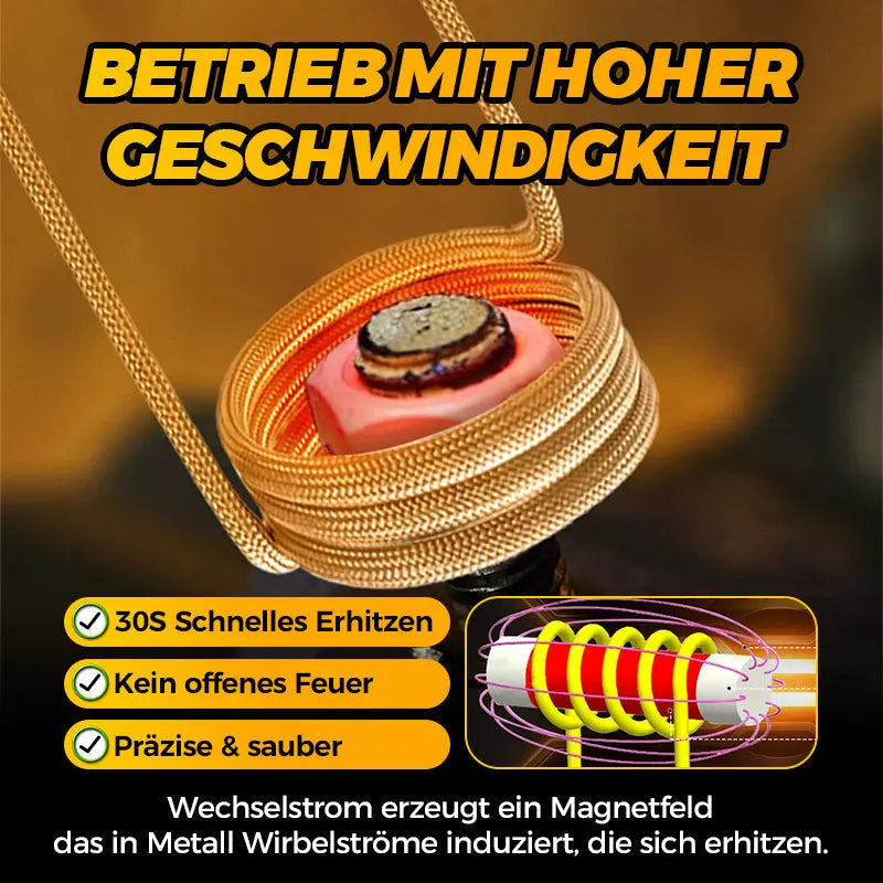 Magnetisches Induktionsheizungsset - 1100W Induktionshitze Werkzeug zum Entfernen von Bolzen cetaut