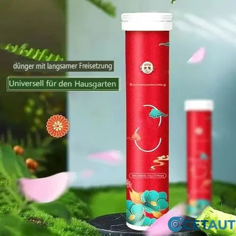 Blumen glücklich machen – ganz ohne Aufwand!Bio-Dünger Tabletten | Langzeitwirkung für üppige Pflanzen | 50% Rabatt 🌱 cetaut