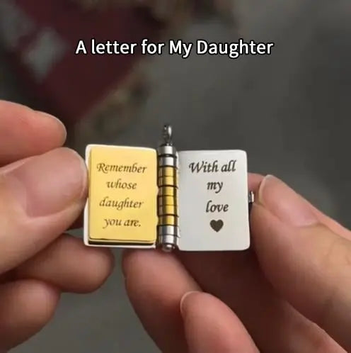 🔥🔥Mein kleines Sternchen-Buch-Halskette für meine Tochter, Geburtstagsgeschenk, Abschiedsgeschenk, Schmuck der Liebe cetaut
