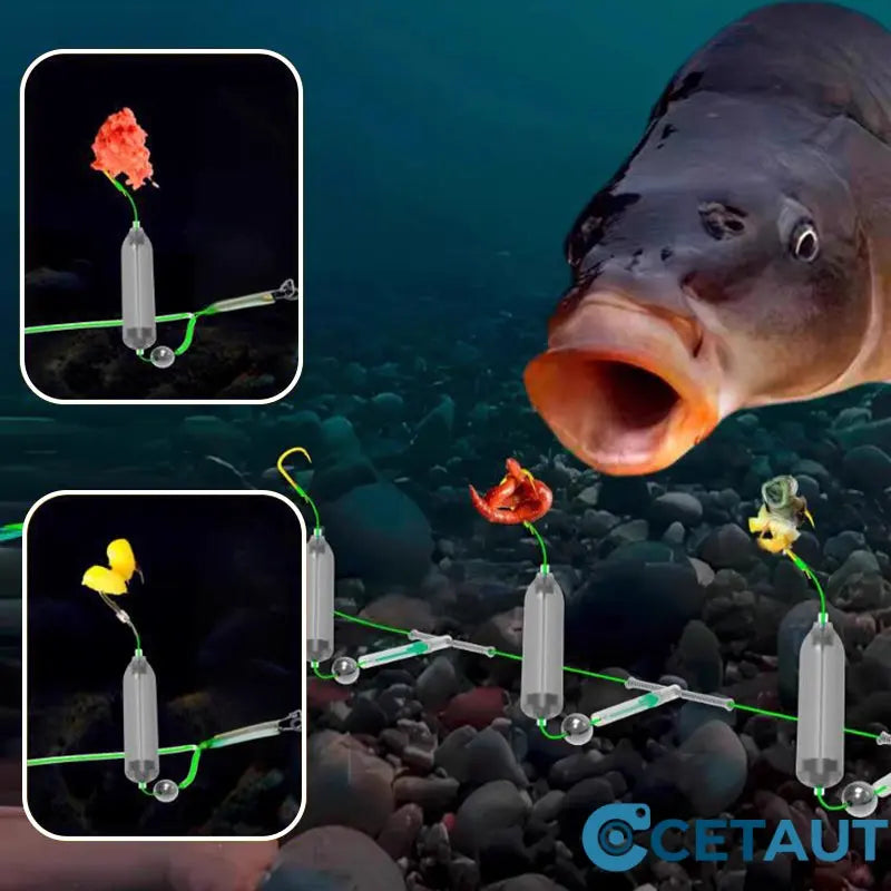 🔥Mehr Kaufen Mehr Sparen🔥3 Haken Anti Drift Bottom Fishing Rig cetaut