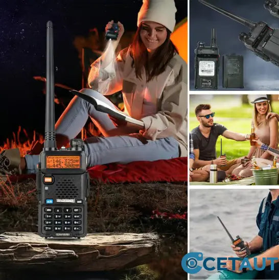 UV-5R Amateurfunkgerät mit großer Reichweite UV5R Funkgerät mit Dualband cetaut