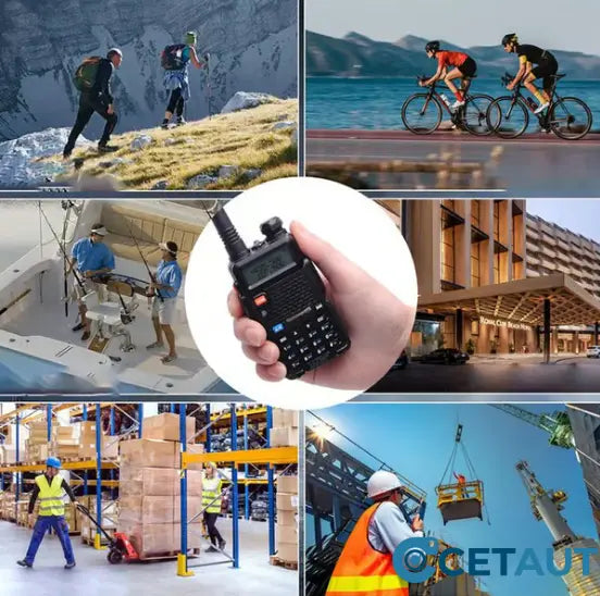 UV-5R Amateurfunkgerät mit großer Reichweite UV5R Funkgerät mit Dualband cetaut