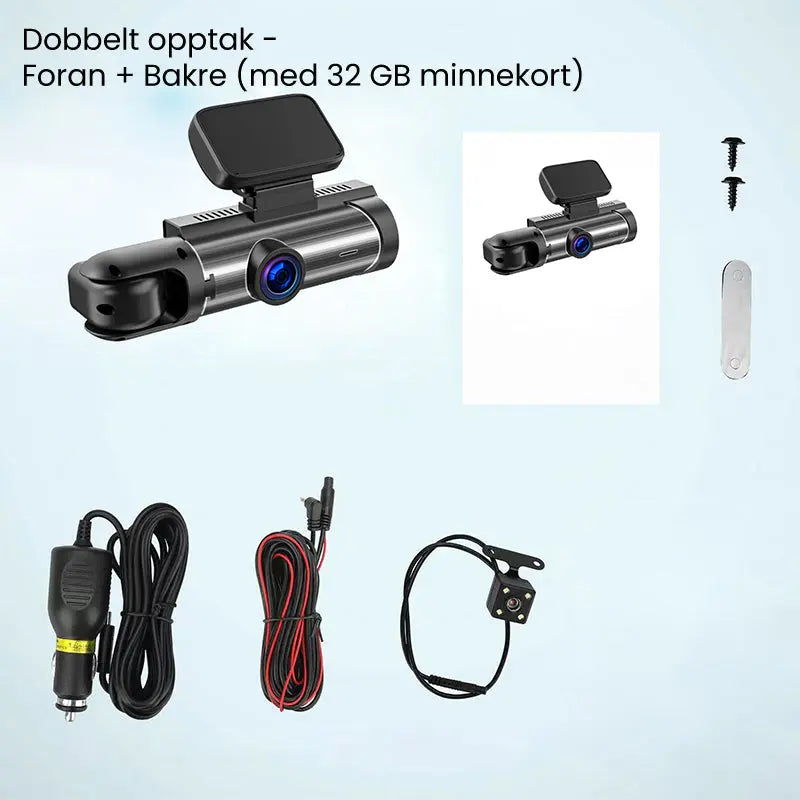 🔥Heißer Verkauf 49% Rabatt🔥Dashcam mit 170° Weitwinkel und 1080p Doppelobjektiv cetaut
