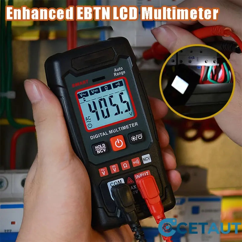 🔧⚡️ Smartes Anti-Burn-Multimeter! 4000 Zähler, automatische Messbereichswahl, handtellergroßes Null-Fehler-Messgerät ✨ cetaut