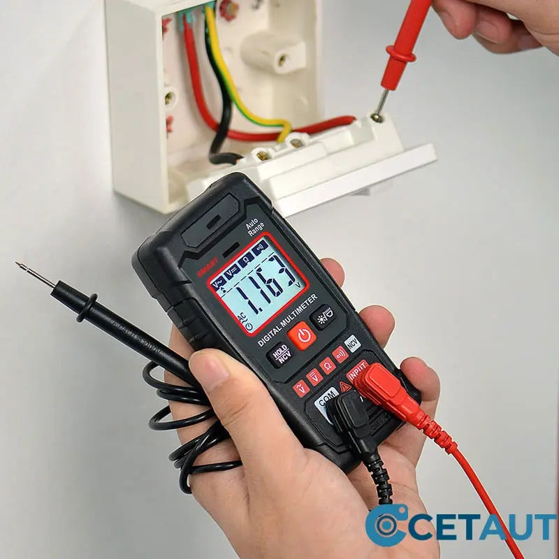🔧⚡️ Smartes Anti-Burn-Multimeter! 4000 Zähler, automatische Messbereichswahl, handtellergroßes Null-Fehler-Messgerät ✨ cetaut