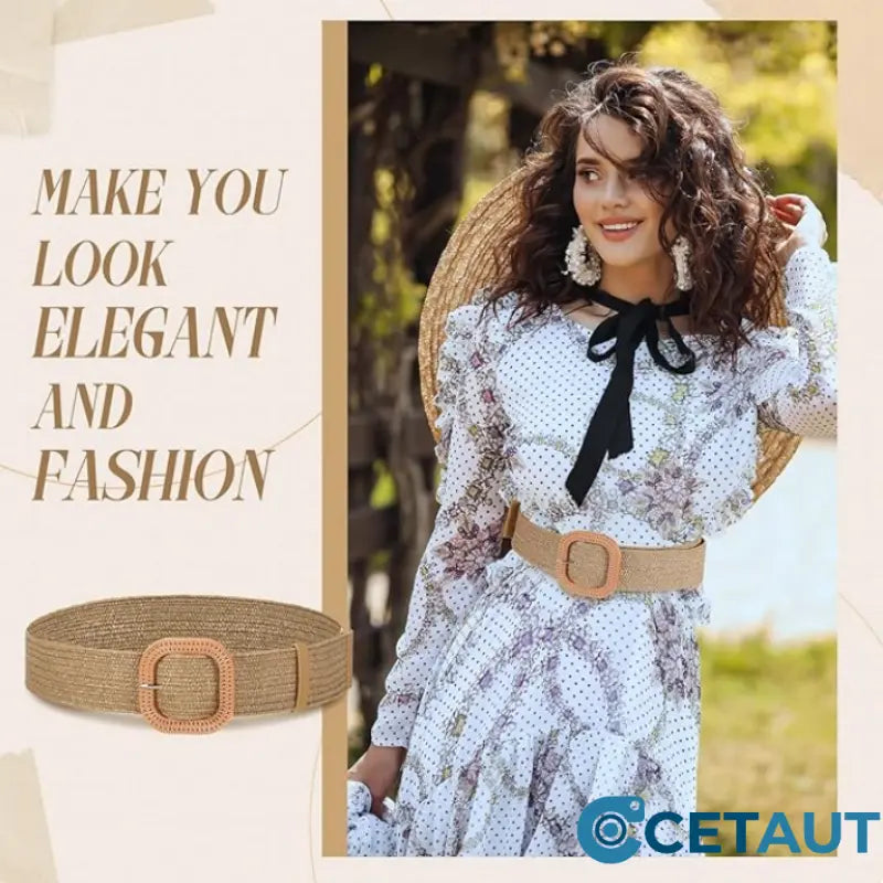 Modischer, eleganter, elastischer Gürtel für Damen cetaut