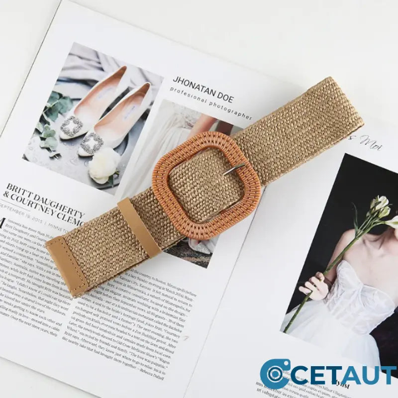 Modischer, eleganter, elastischer Gürtel für Damen cetaut