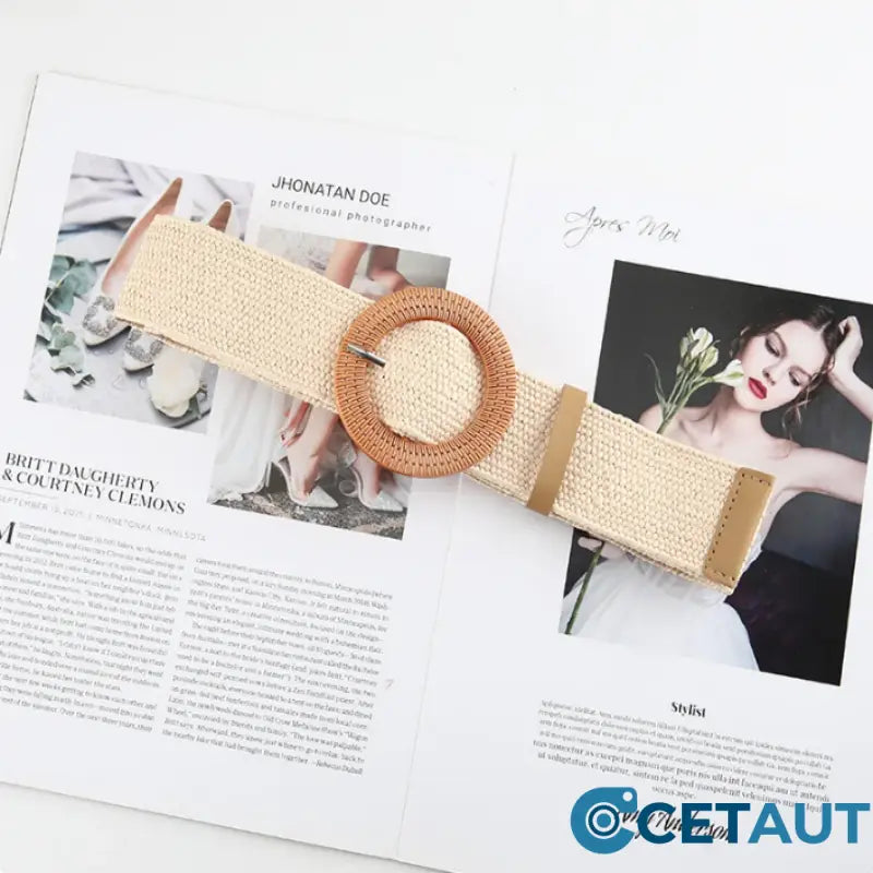 Modischer, eleganter, elastischer Gürtel für Damen cetaut