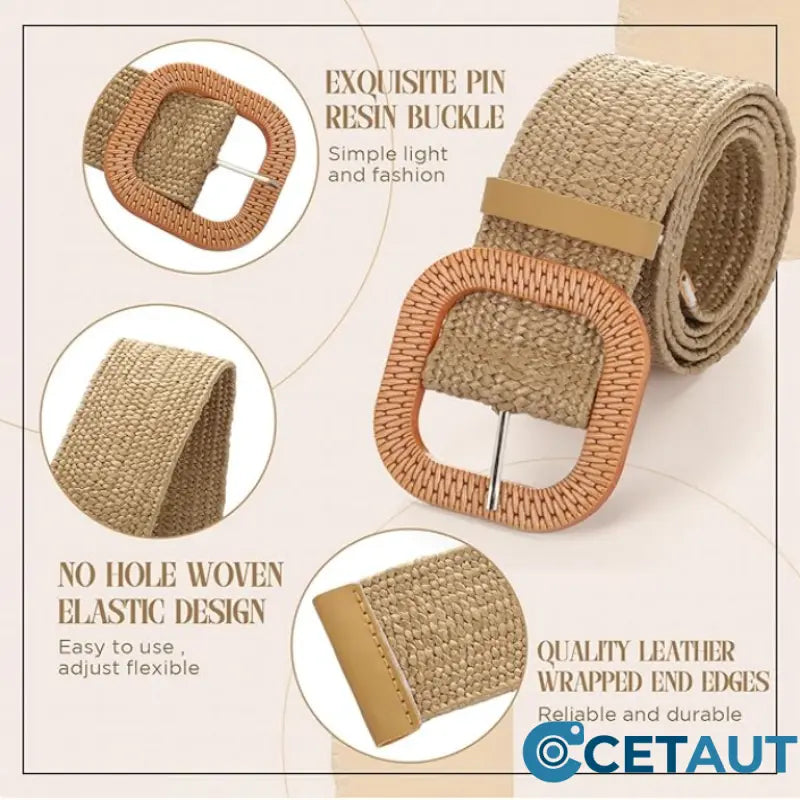 Modischer, eleganter, elastischer Gürtel für Damen cetaut