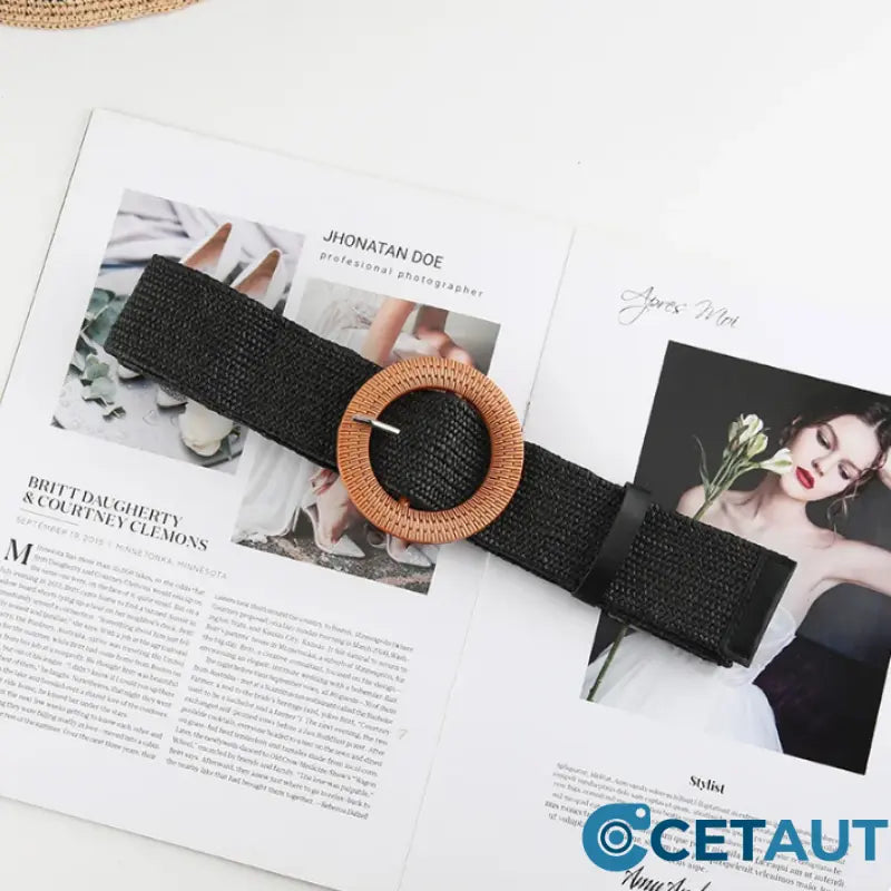 Modischer, eleganter, elastischer Gürtel für Damen cetaut