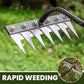 🔥Befristetes Angebot🍂5/6/7/8 Unkrautrechen mit Gartenzähnen aus Karbonstahl cetaut