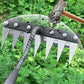 🔥Befristetes Angebot🍂5/6/7/8 Unkrautrechen mit Gartenzähnen aus Karbonstahl cetaut