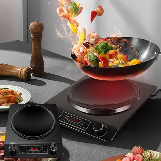 ⚡Zeitlich begrenztes Angebot von 49% - 3500 Watt Induktionskochfeld, 10 Temperaturstufen cetaut