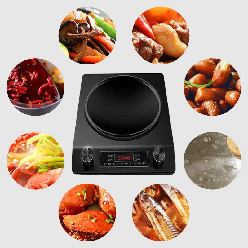⚡Zeitlich begrenztes Angebot von 49% - 3500 Watt Induktionskochfeld, 10 Temperaturstufen cetaut