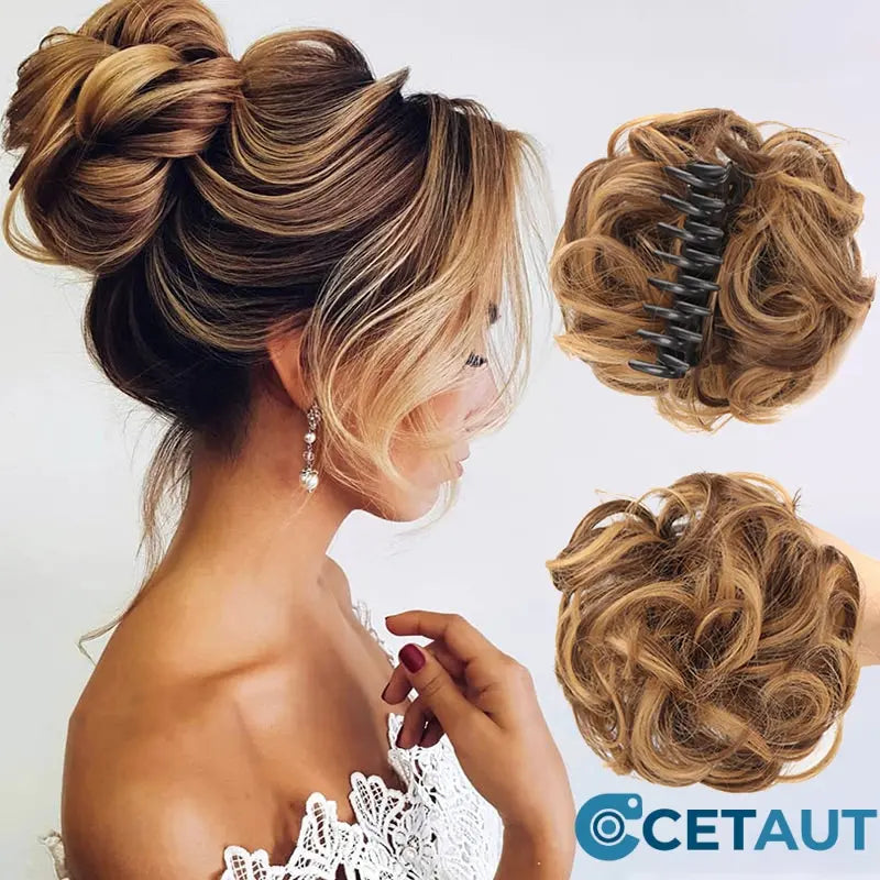 💥Heißer Verkauf - 50% RABATT💥Krallen-Clip Perücke für natürliches Haar bun cetaut