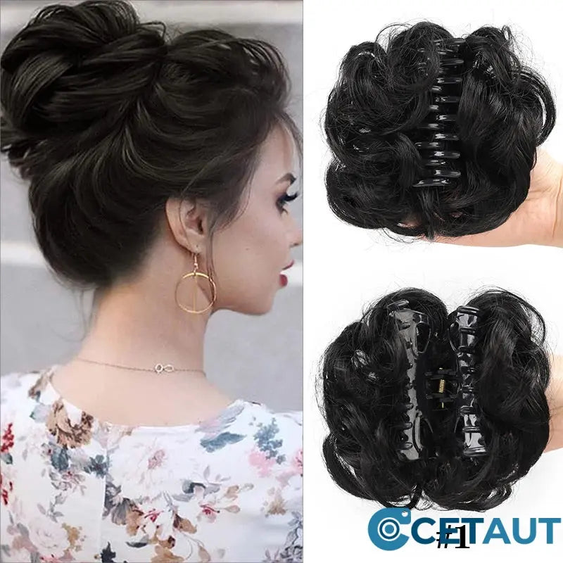 💥Heißer Verkauf - 50% RABATT💥Krallen-Clip Perücke für natürliches Haar bun cetaut