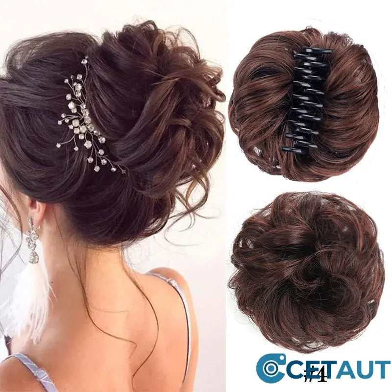 💥Heißer Verkauf - 50% RABATT💥Krallen-Clip Perücke für natürliches Haar bun cetaut