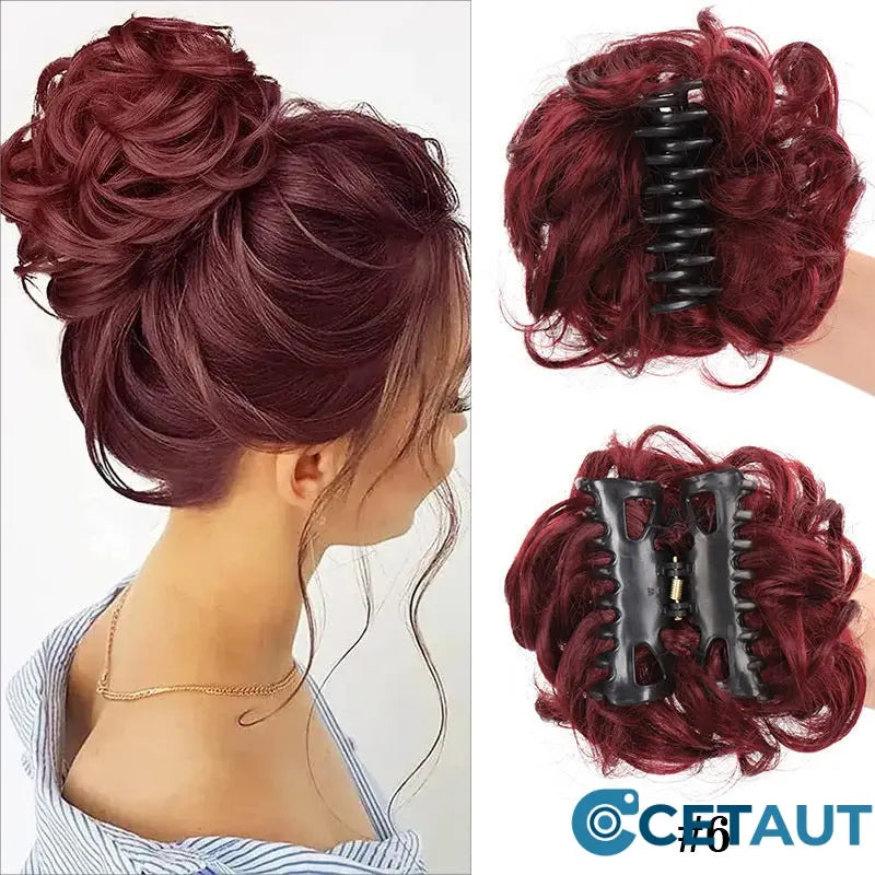 💥Heißer Verkauf - 50% RABATT💥Krallen-Clip Perücke für natürliches Haar bun cetaut