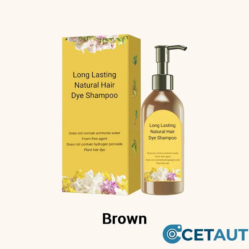 ❤️ Lang anhaltende natürliche Haarfarbe Shampoo cetaut