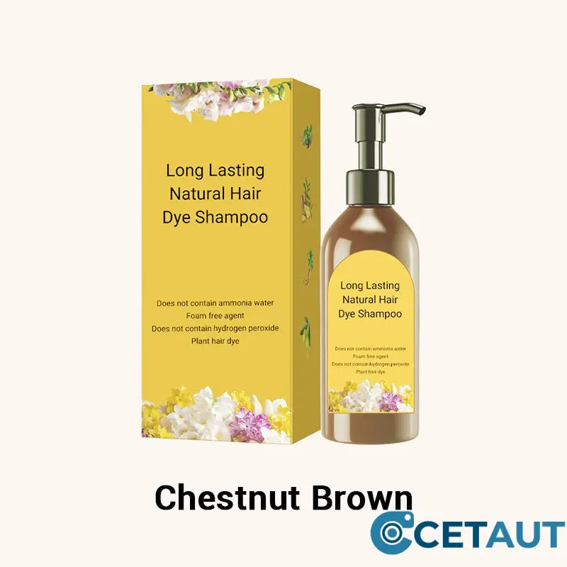 ❤️ Lang anhaltende natürliche Haarfarbe Shampoo cetaut