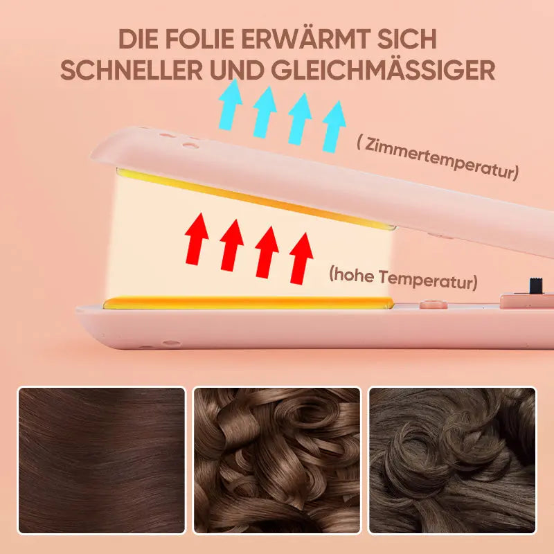 🔥Heißer Verkauf💝 Mini-Lockenstab mit doppeltem Verwendungszweck cetaut