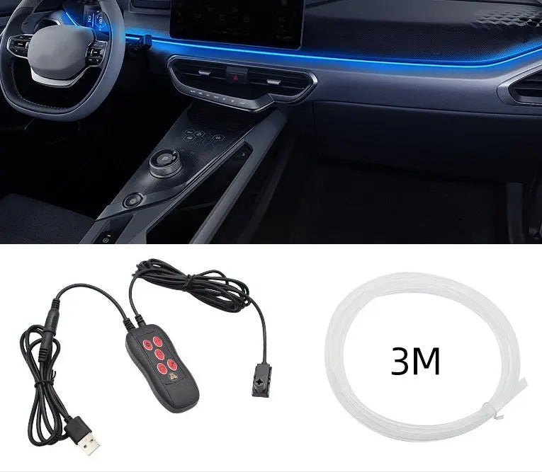 🎆✨Atmosphäre Neonstreifenlicht für Innenauto -Panel🚗 cetaut