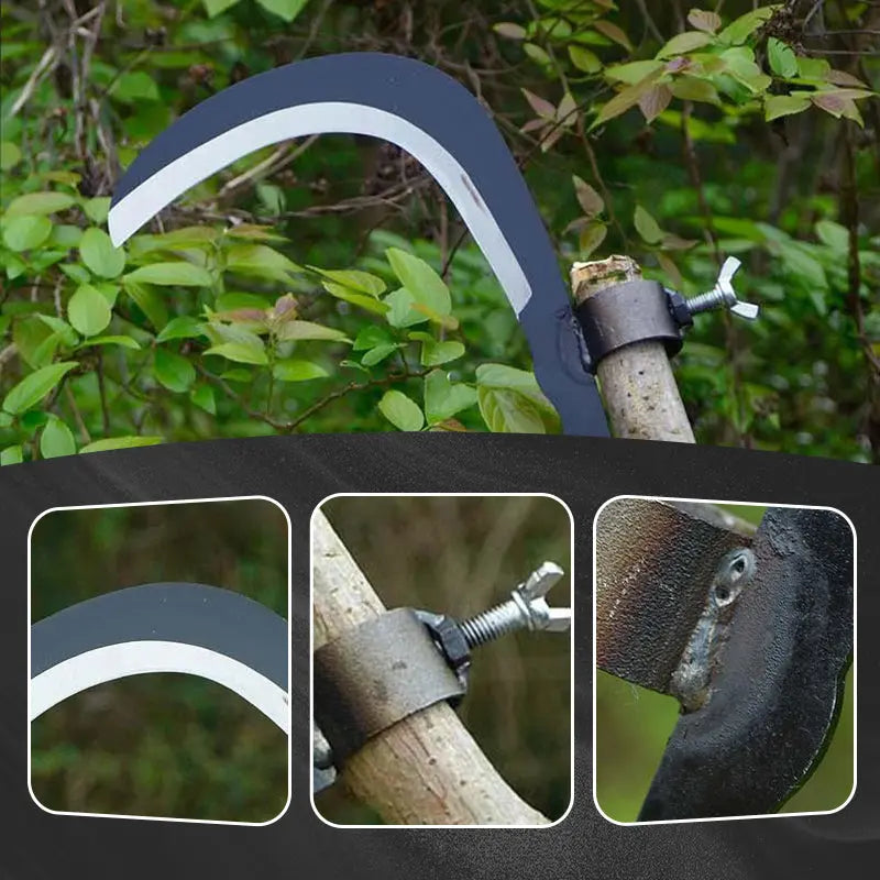 ✂️Multifunktionaler Sichelmähkopf mit scharfen Klingen – rostfrei, einstellbar & extrem langlebig für Garten, Farm und Outdoor cetaut