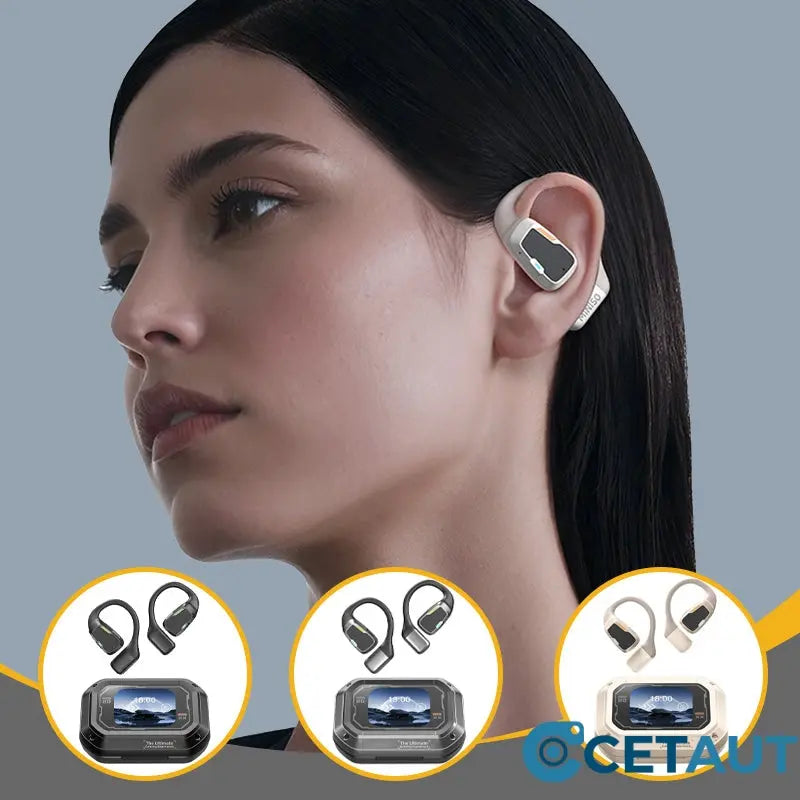 Bluetooth Ohrhörer mit Vollfarb-Touchscreen cetaut