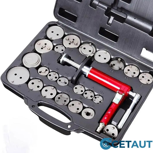 🧰✅24-teiliges Pneumatisches Bremskolben-Rückstellwerkzeug Set cetaut