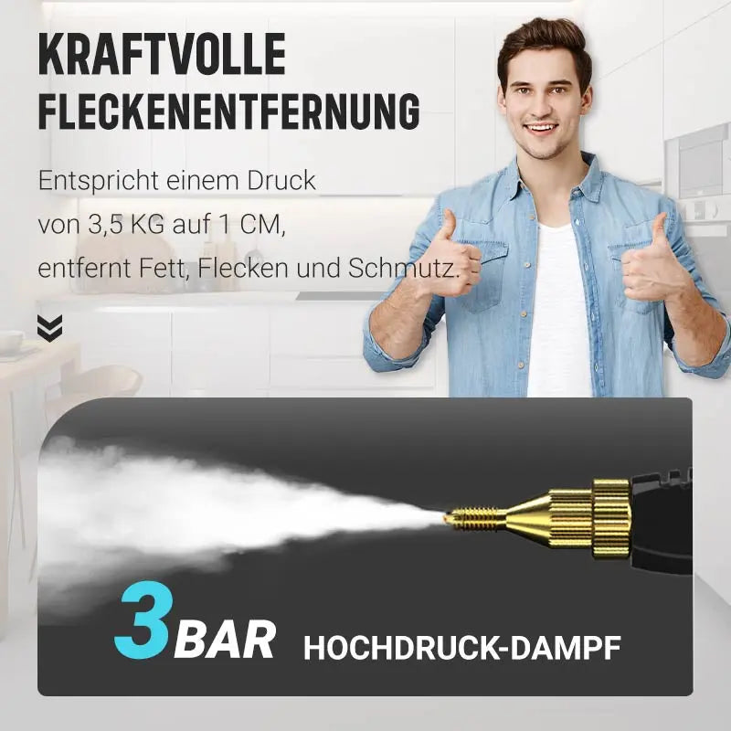 🔥2025 neuer, verbesserter heißer Verkauf🔥2500W-Handdruck-Hochtemperatur-Dampfreinigungsmaschine cetaut
