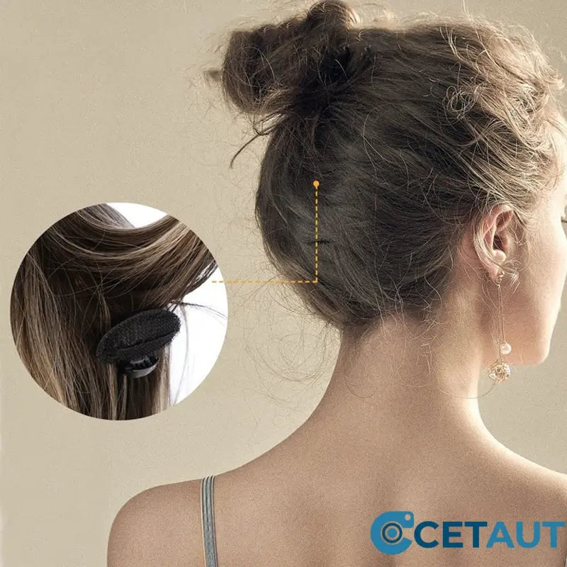 Invisible Traceless Hair Root Fluffy High Top Hair Pad Clip cetaut
