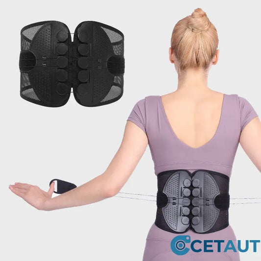 Verstellbarer Lendenwirbelstützgürtel Lower Back Brace cetaut