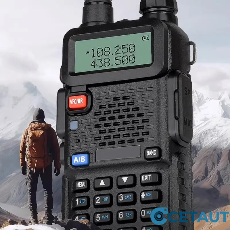 UV-5R Amateurfunkgerät mit großer Reichweite UV5R Funkgerät mit Dualband cetaut