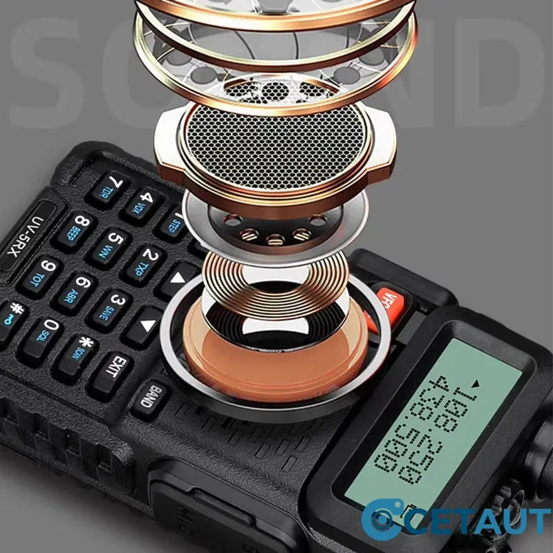 UV-5R Amateurfunkgerät mit großer Reichweite UV5R Funkgerät mit Dualband cetaut