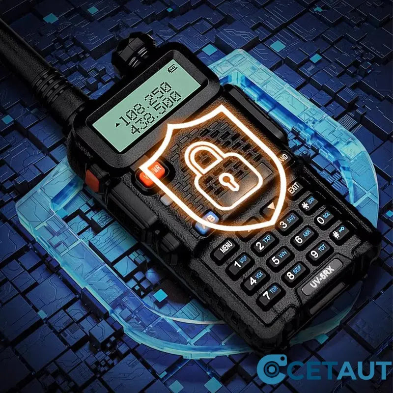 UV-5R Amateurfunkgerät mit großer Reichweite UV5R Funkgerät mit Dualband cetaut