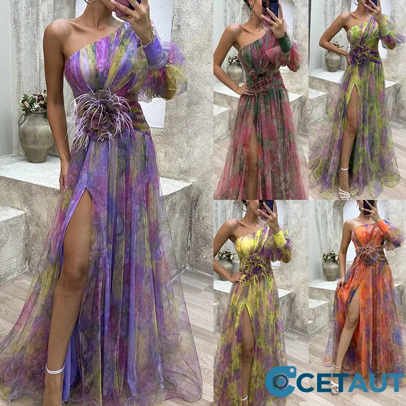 ⏳Begrenzte Zeit 50% Rabatt💥🌸Frühjahrs-Specials🌸 Damen Tüll Unregelmäßiges Kleid Kleider cetaut