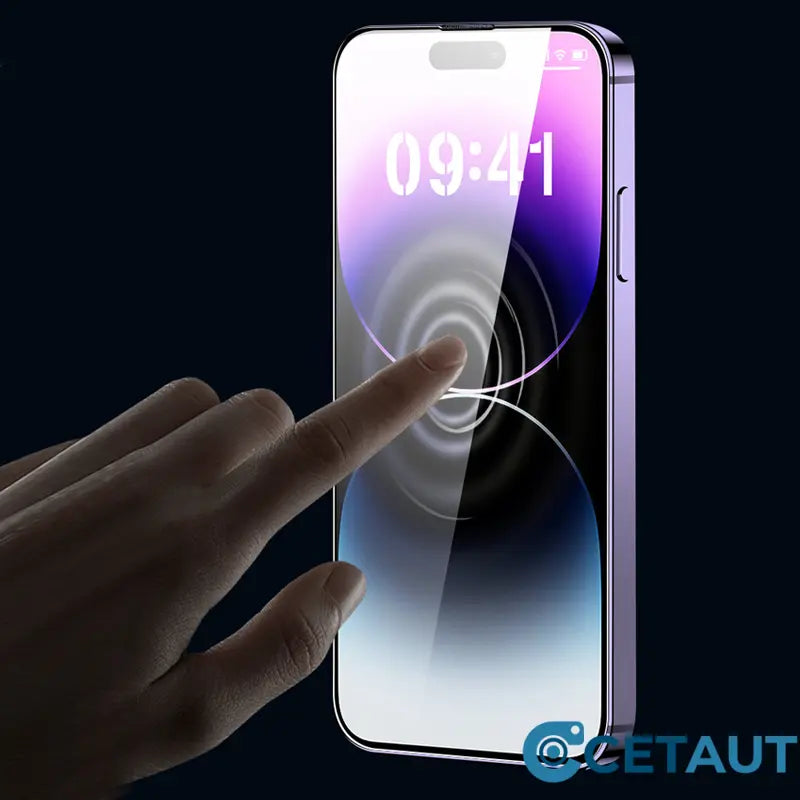 HD Displayschutzfolie für iPhone Serie - Automatische Staubentfernung Installation cetaut