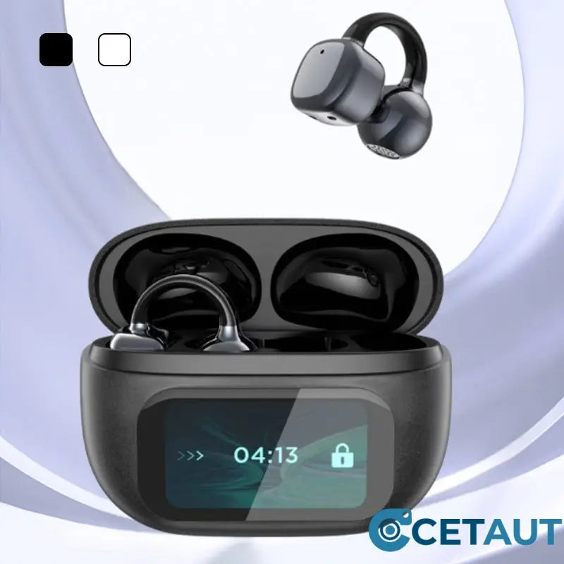 Headset mit Ohrclip und intelligentem Farbbildschirm für intelligente Übersetzungen cetaut