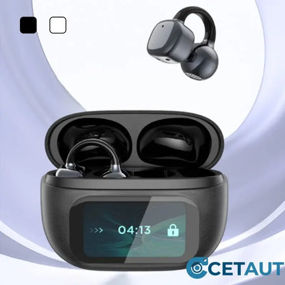 Headset mit Ohrclip und intelligentem Farbbildschirm für intelligente Übersetzungen cetaut