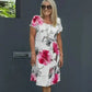 Kaskadenkleid mit Blumenmuster und mehreren Pflanzen cetaut