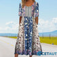 🔥50% OFF🌸✨ Elegantes Kleid mit böhmischem Muster für Frauen cetaut