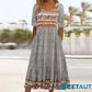 🔥50% OFF🌸✨ Elegantes Kleid mit böhmischem Muster für Frauen cetaut