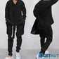💥Heute angekommen – 50%💥 2-teiliges Herren-Set aus Baggy-Sweatshirt mit V-Ausschnitt und Jogginghose cetaut