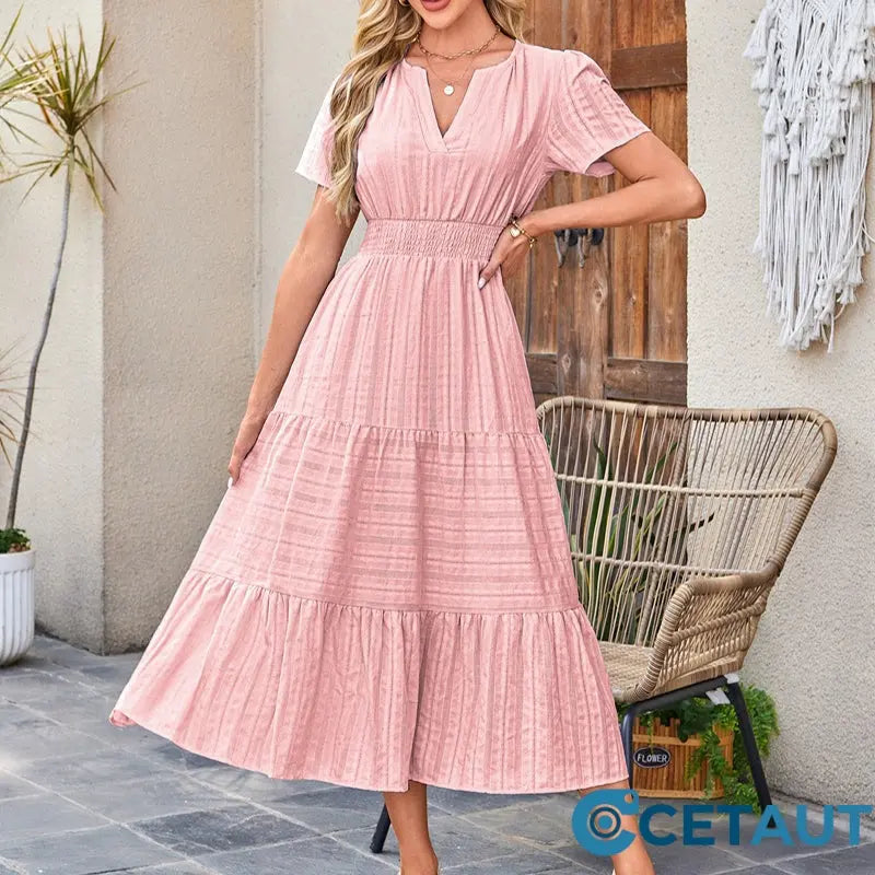 💃 Damen Sommer 2025 Casual Midi Maxi Kleider 💞 cetaut